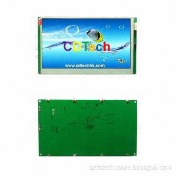LVDS Interface TFT Display with 3.3V Voltage and 350 Nits High-brightness